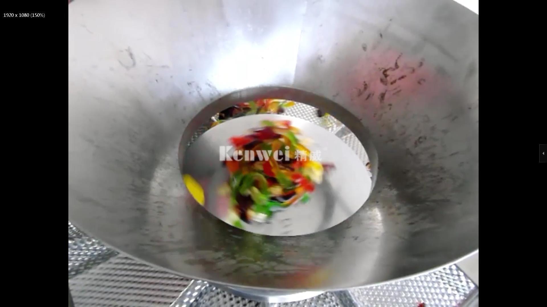Frozen dumpling weighing operation video