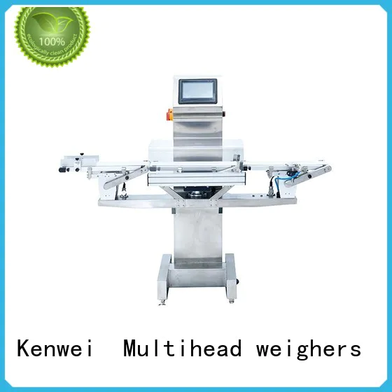 many colors customized check weigher machine Kenwei manufacturer