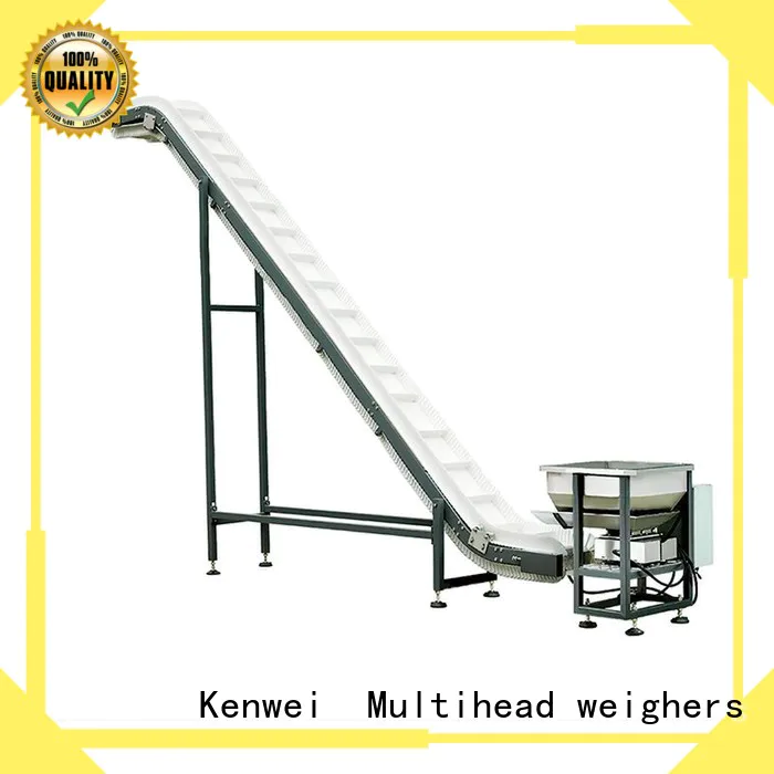 Kenwei Brand inclined packaging conveyor finished supplier