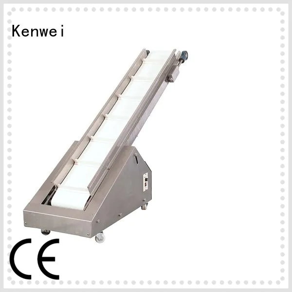 Wholesale inclined packaging conveyor Kenwei Brand