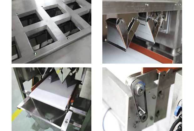 Semi-automatic manual weigher for packing seafood machine