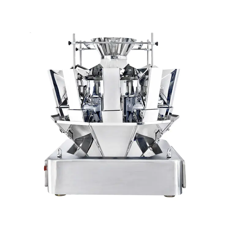 Food Weighing Machine Standard Multihead Weigher With New Springless Actuator