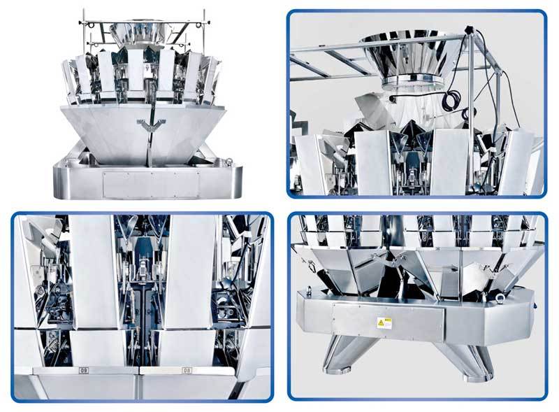 20 Heads Multihead Weigher with Two Output 1.6L / 2.5L