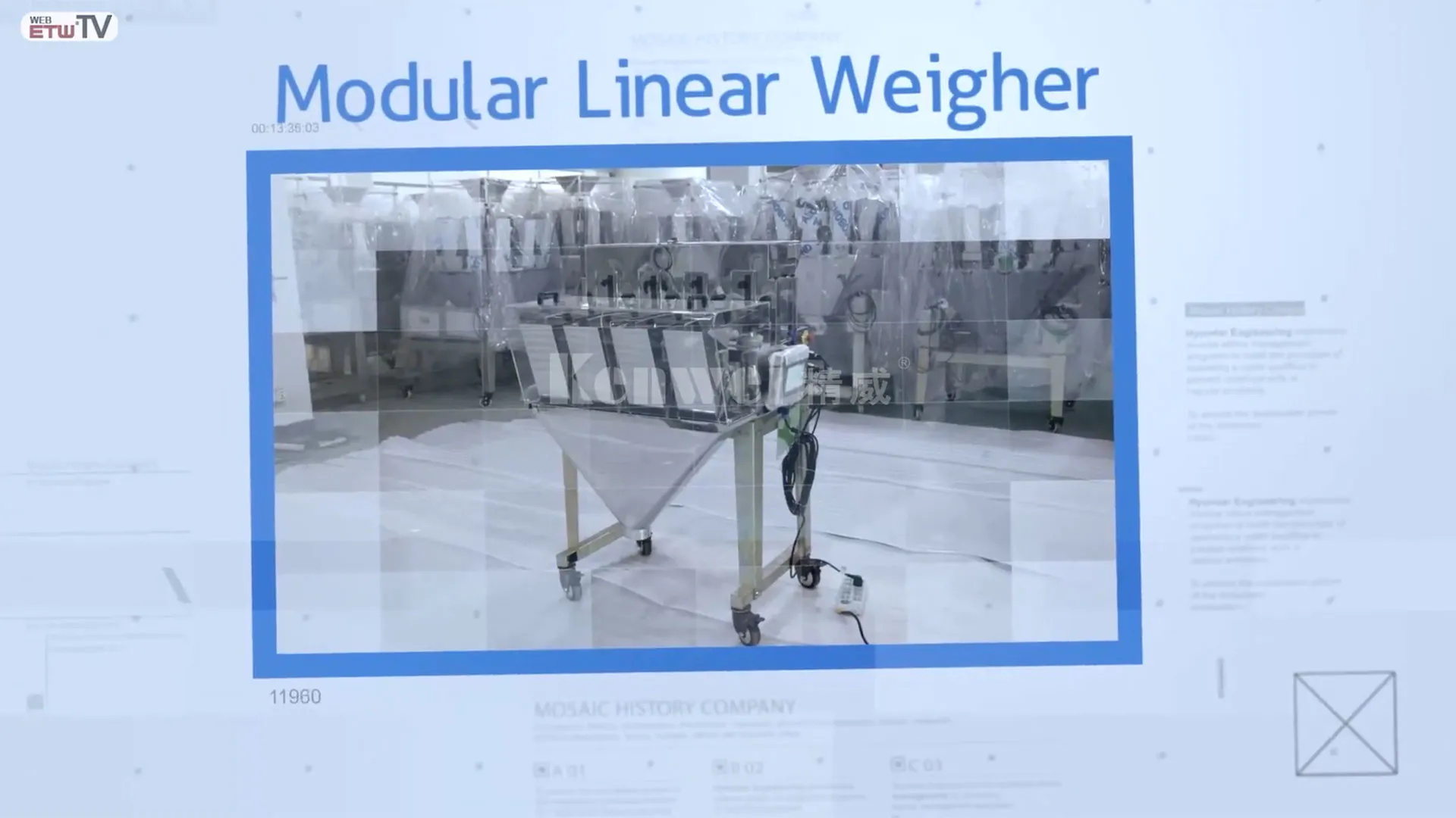 Pesador lineal modular
