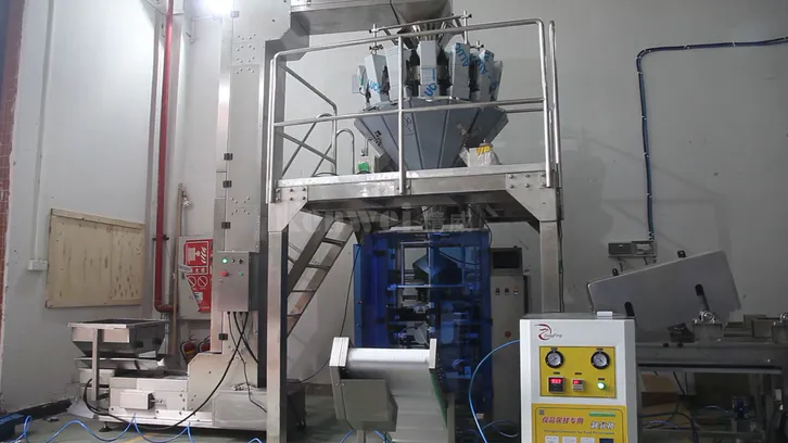 Автоматическая система производства высокого качества с упаковочной машиной для риса