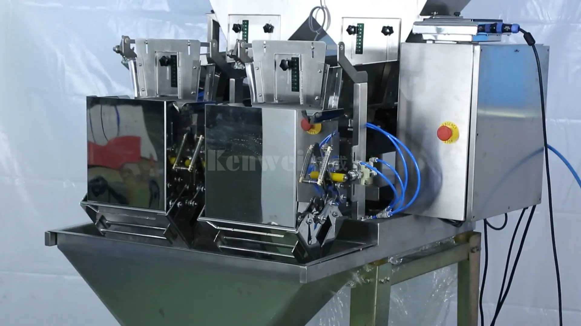 2 Head Linear Weigher for Plastic Particles