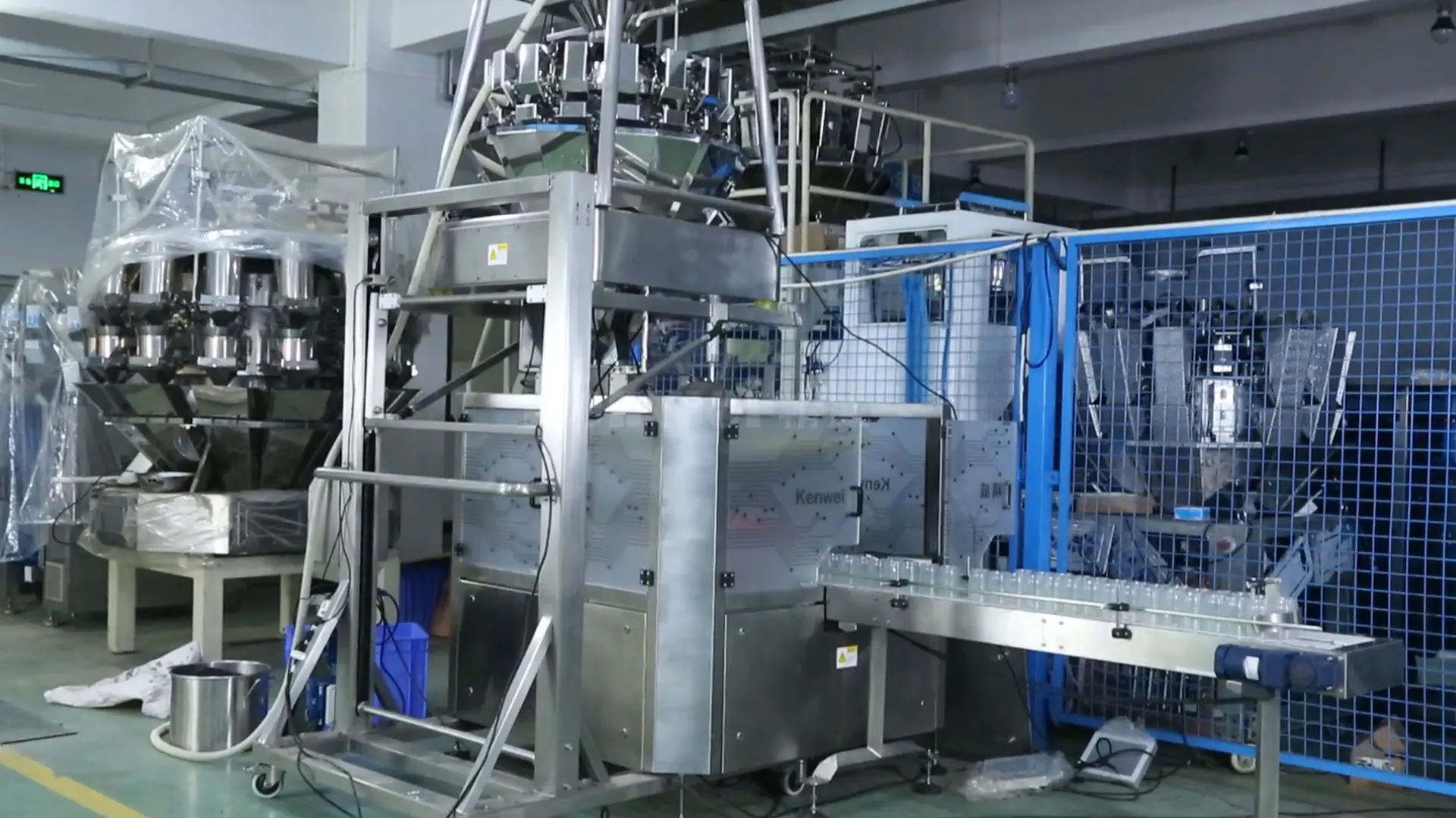 Automatic filling and packing machine system