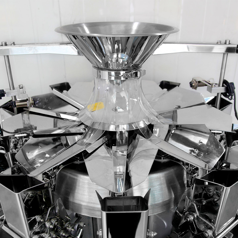 Multifuncional Mini 10 Cabeças Multihead Weigher Máquina Pesadora Automática de Embalagem