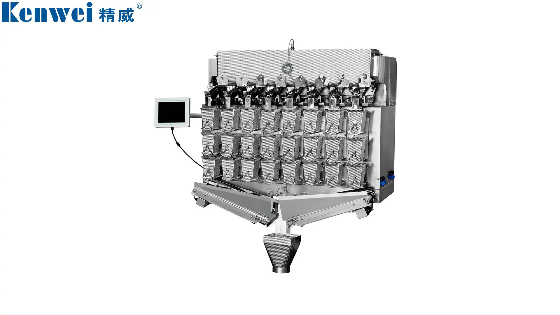 Screw feeding weigher for weighing beef  60g  30bags/min