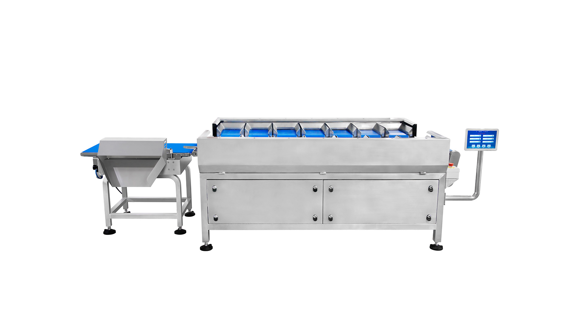 Semi automatic 12 head manual belt weigher