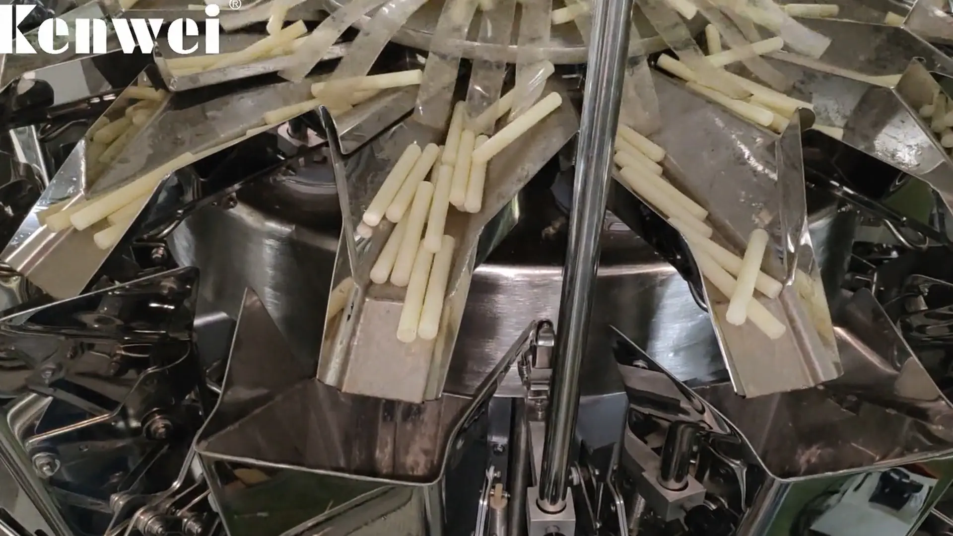 14 Head combination weigher for stick-shaped products