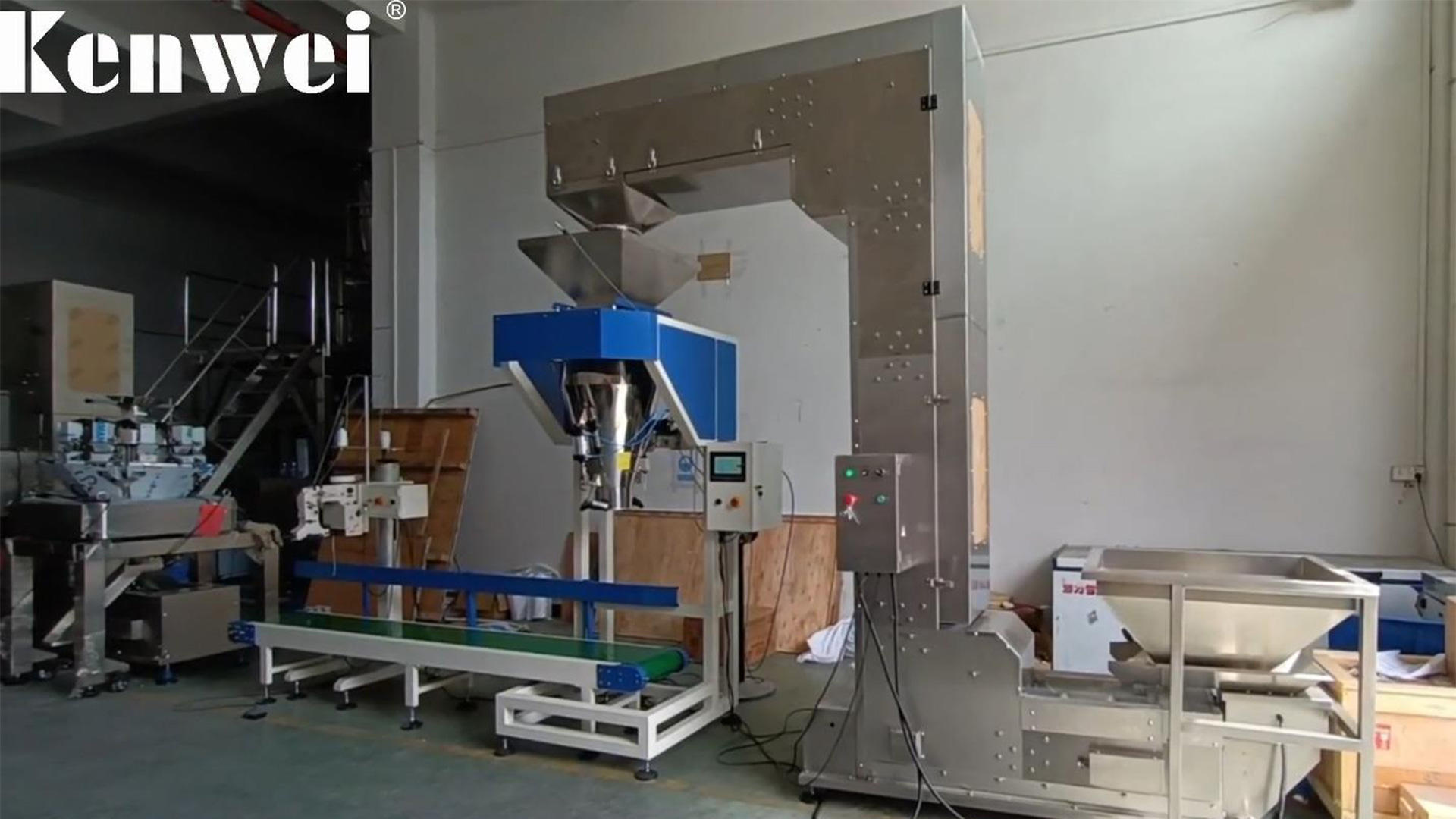 Single head fluid linear weigher(Bulk Weigher) for weighing granules in food industry