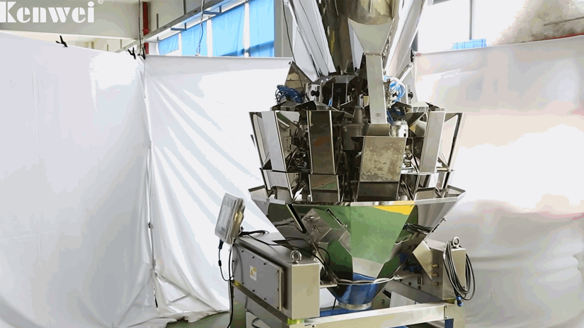 Second Generation 12 Heads Bulk Weight Multihead Weigher for Particles Distribution