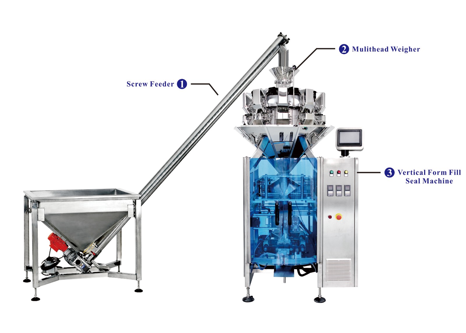 product-Kenwei -Combined weighing and powder packing machine with screw feeder JW-B5-img