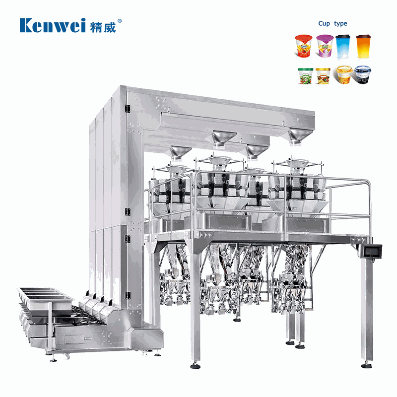 Máquina envasadora y pesadora de vasos para snacks JW-B23