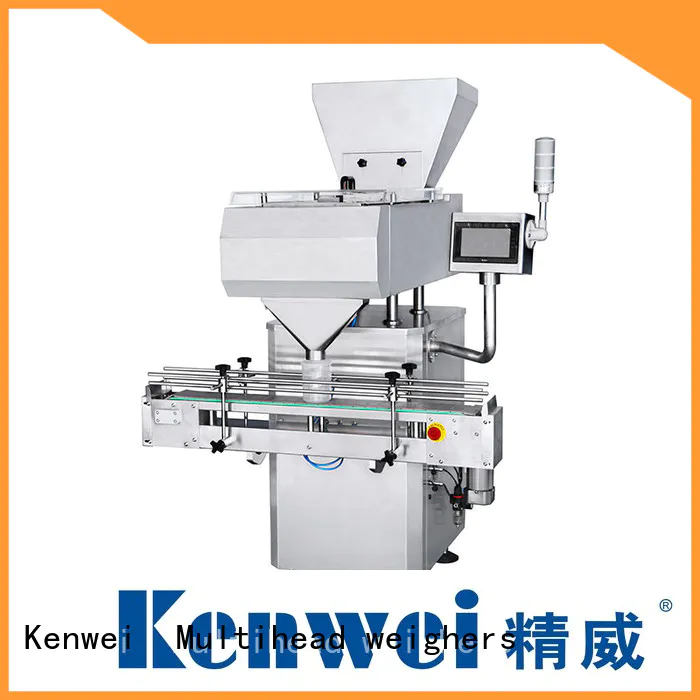 automatic two stage pill counter machine double channel Kenwei Brand company